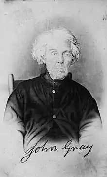 A 19th century photographic image of John Gray