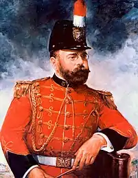 Sousa's portrait as leader of the marine band