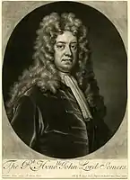 John Somers, 1st Baron Somers, after Godfrey Kneller, British Museum, London