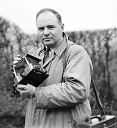 Portrait of photographer John Topham, 1936