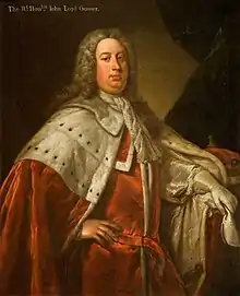 Lord Gower, first Tory to hold senior office under the Hanoverians