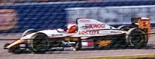 Johnny Herbert driving for Lotus at the 1994 British GP