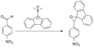 The first example of the Johnson–Corey–Chaykovsky reaction