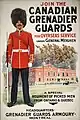 World War I recruitment poster for the Canadian Grenadier Guards.