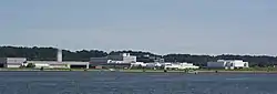 View of Joint Base Anacostia–Bolling from across the Potomac River during 2013.