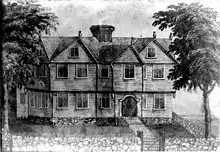 Sketch of the "Witch House" c.1819