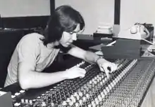 Brown in 1977, mixing Shotgun Angel in Hollywood