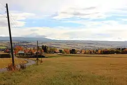 View of the farmland in Kolbu