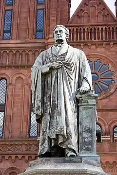 The statue of Joseph Henry, the unveiling of which was Sousa's reason for writing the march.