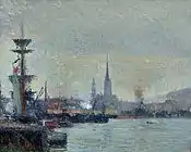 The Port of Rouen, private collection
