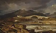 Tummel Bridge painting by Joseph Mallord William Turner, 1802