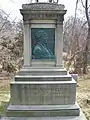 Josiah Gilbert Holland monument by Augustus Saint-Gaudens (1881)
