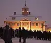 Declaration of Christmas Peace in 2014 in front of the old town hall of Porvoo