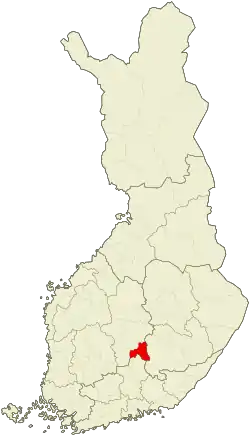 Location of Joutsa sub-region