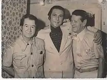 From left to right: Juanito Valderrama, Juan el de la Vara and Pepe Marchena.