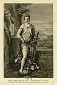 Toinette Larcher after Giorgione, Judith, 18th century, engraving with etching, Department of Image Collections, National Gallery of Art Library, Washington, DC