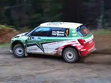 Juho Hänninen at 2010 Rally Scotland