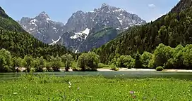 The Julian Alps with Prisojnik and Razor