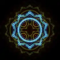 A piece generated in Apophysis