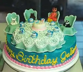 Birthday party birthday cake