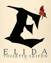 Poster for "Elida" toilet soap, (1921).