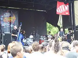 Tiger Army performing at Warped Tour 2007
