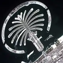 Satellite image of Palm Islands by DubaiSat-1