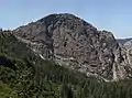 Rock outcropping on slopes of Jumbo Peak
