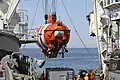 AS-26 hanging from the crane of SS-750 in 2020