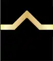 Shoulder rank insignia of petty officer or junior engineer