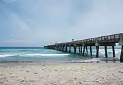 Juno Beach fishing pier, next to Loggerhead park