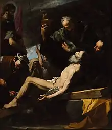 Martyrdom of Saint Andrew, 1628. 209 x 183 cm., Museum of Fine Arts (Budapest)