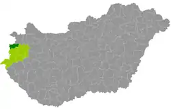 Kőszeg District within Hungary and Vas County.