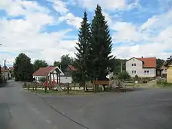 Centre of Křekov