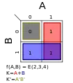 Σm(2,3,4); K = A + B
