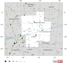 The location of K2-315 (circled in red)