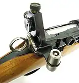 K31 with civilian diopter rear sight.