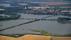 Hradecký Pond and Tovačov