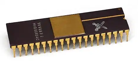 Tesla MHB8080 micoprocessor, a clone of the Intel 8080