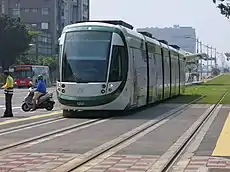 CAF Urbos as operated on Kaohsiung Circular Light Rail