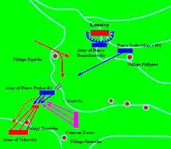 Brightly-colored battle map