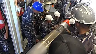 KRI REM 331 Torpedo Firing Exercise