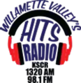 Logo as "Willamette Valley's Hits Radio"