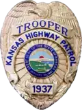 Badge of the Kansas Highway Patrol