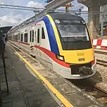 KTM Komuter train at Subang Jaya