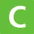 The symbol of the Keihanna Line of the Kintetsu Railway system. A white letter 'C' on top of a bright green square.