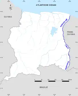 Map of the Marowini River