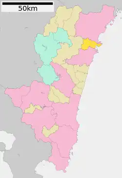 Location of Kadogawa