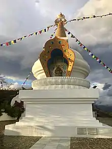 The Kalachakra stupa in Karma Guen, Spain