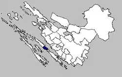 Kali municipality within the Zadar County
